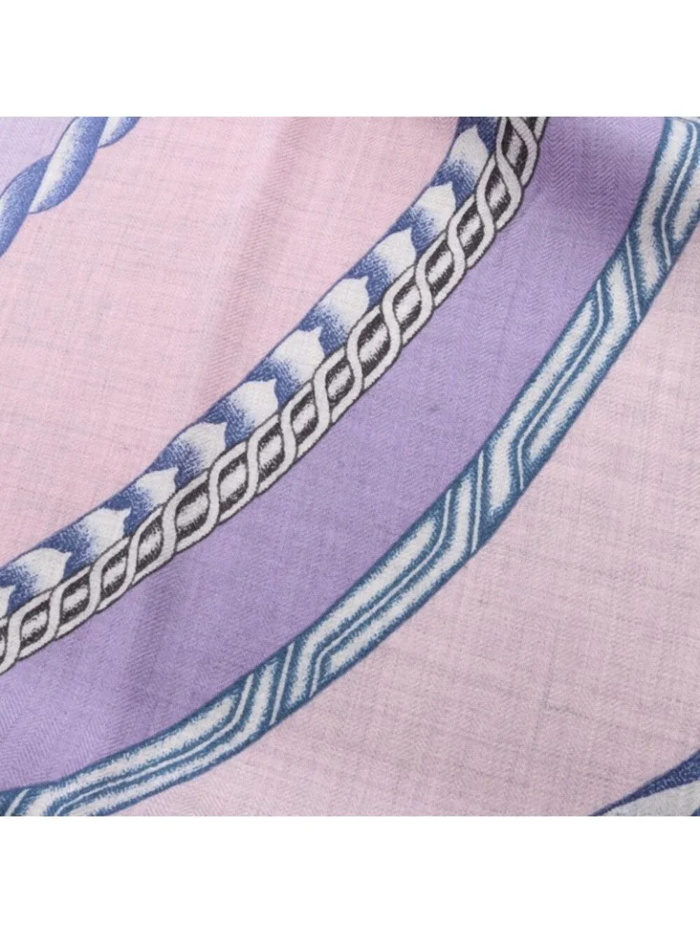 Hermes Scarf Carre Geant 140 Robe du Soir Purple Silk - Picture 6 of 7